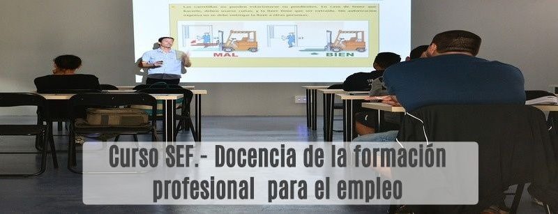 Curso SEF- Docencia de la formación profesional para el empleo