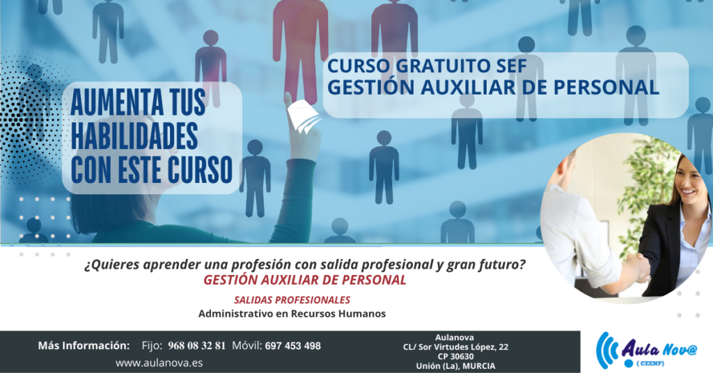 gestion auxiliar de personal