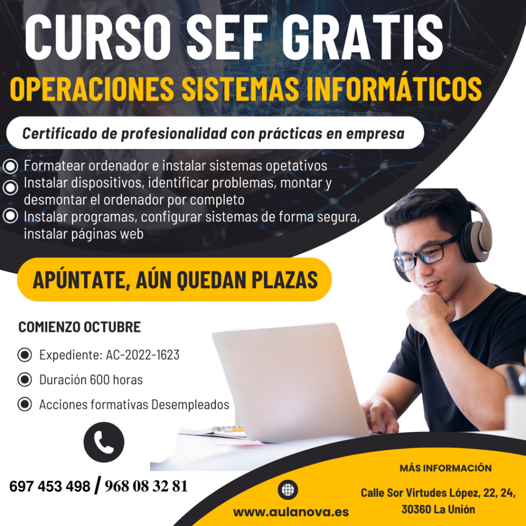 OPERACIONES SISTEMAS INFORMÁTICOS