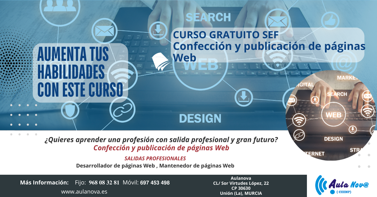 Confección y publicación de páginas Web